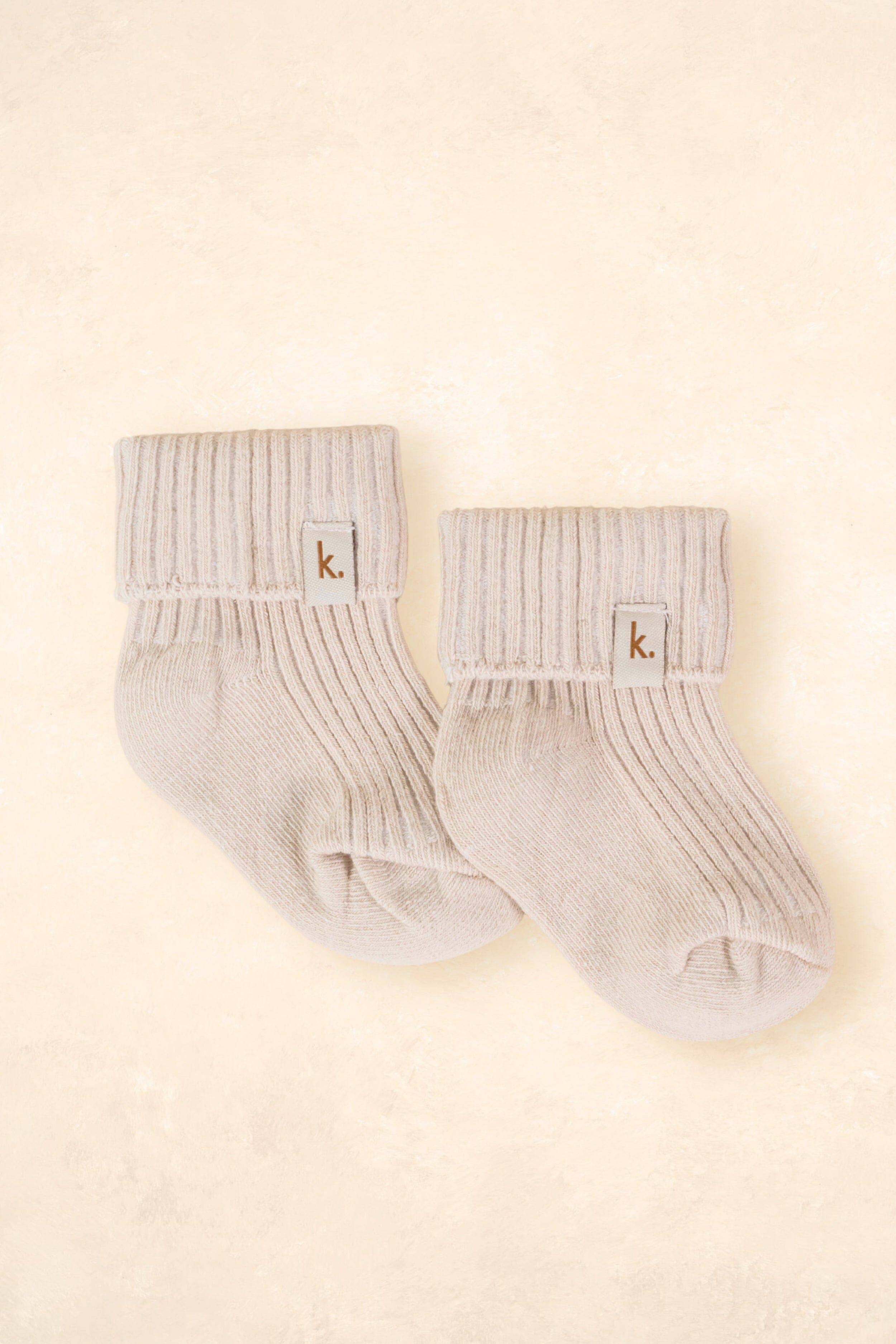Kiin Baby Cotton Ribbed Baby Socks