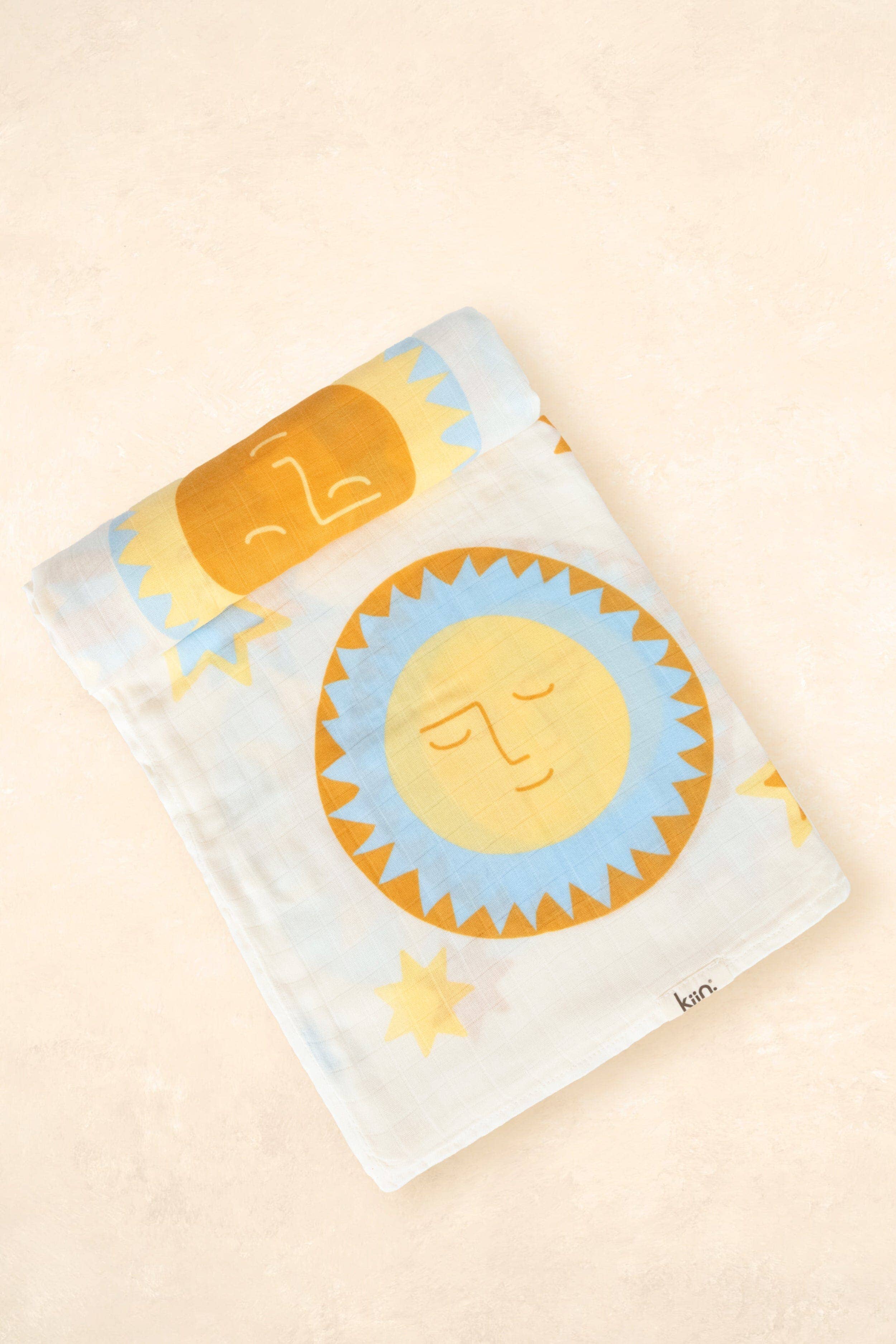 Kiin Baby Organic Muslin Swaddle - Sunny Day (Limited Edition)