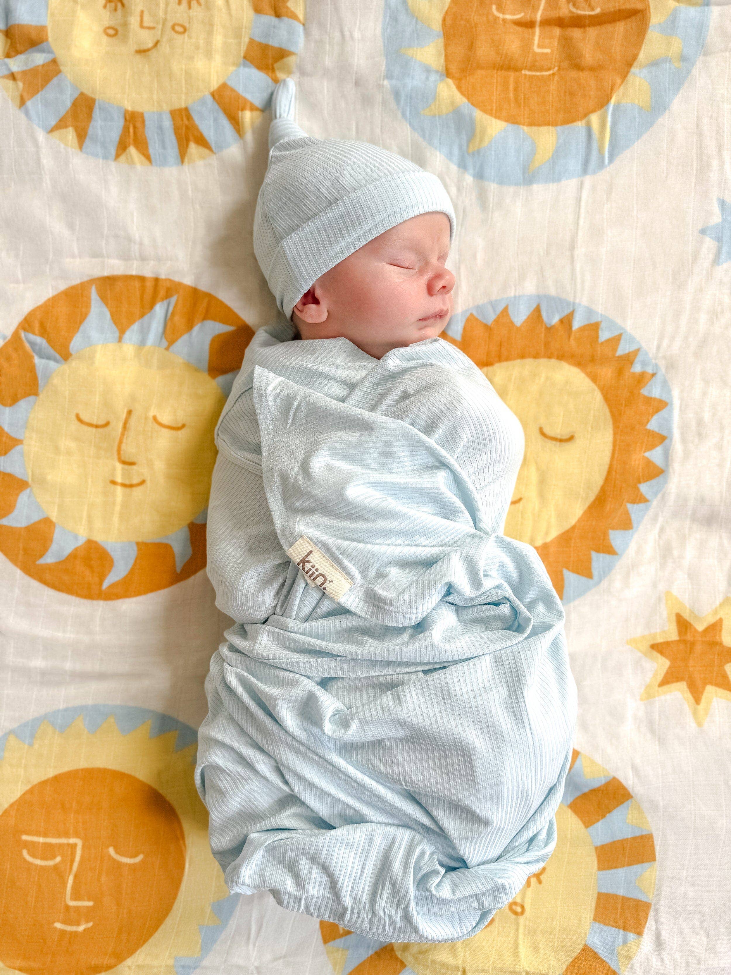 Kiin Baby Organic Muslin Swaddle - Sunny Day (Limited Edition)