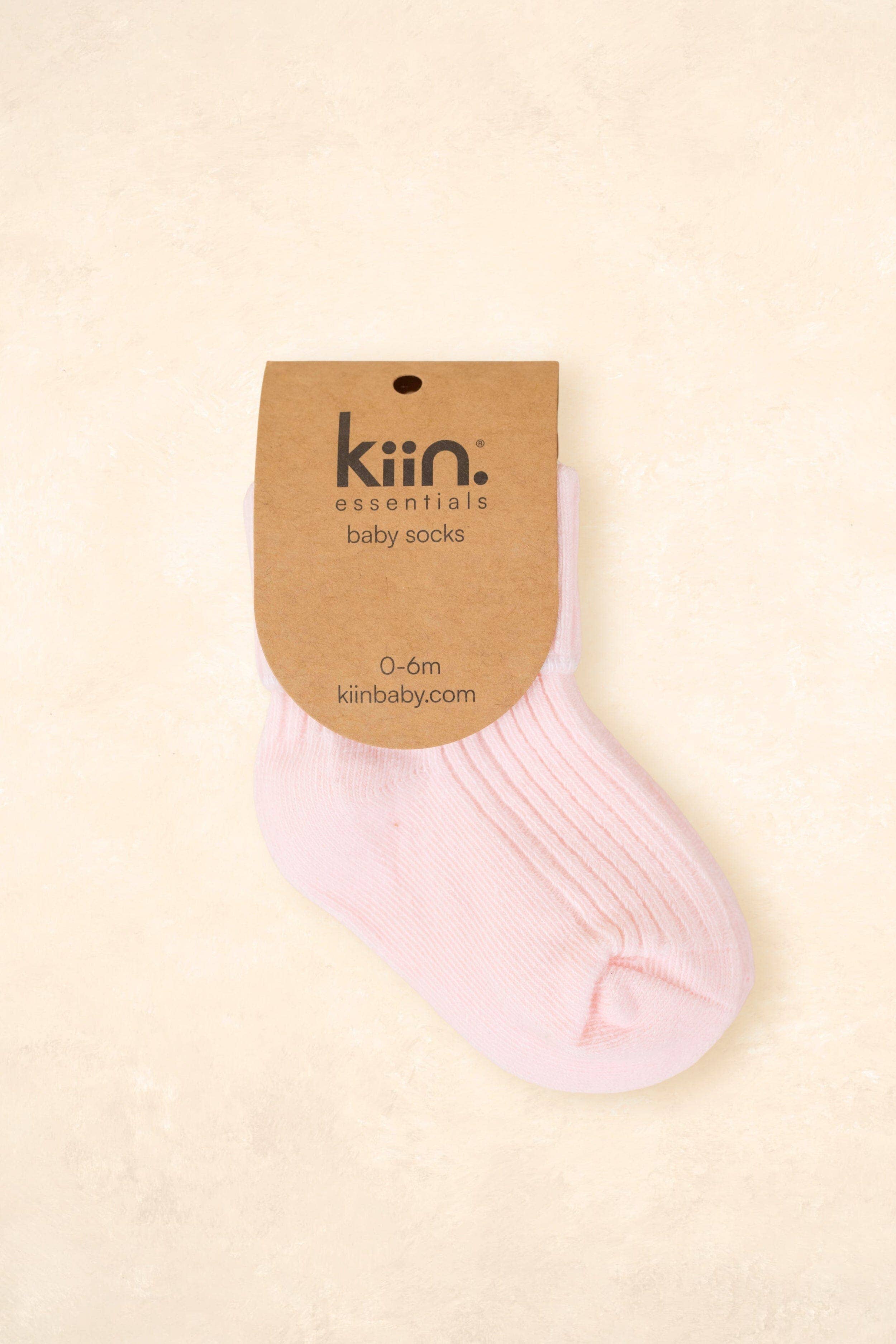 Kiin Baby Cotton Ribbed Baby Socks