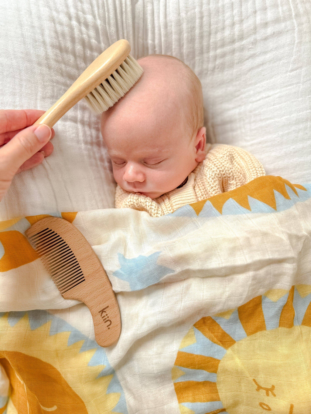 Kiin Baby Organic Muslin Swaddle - Sunny Day (Limited Edition)