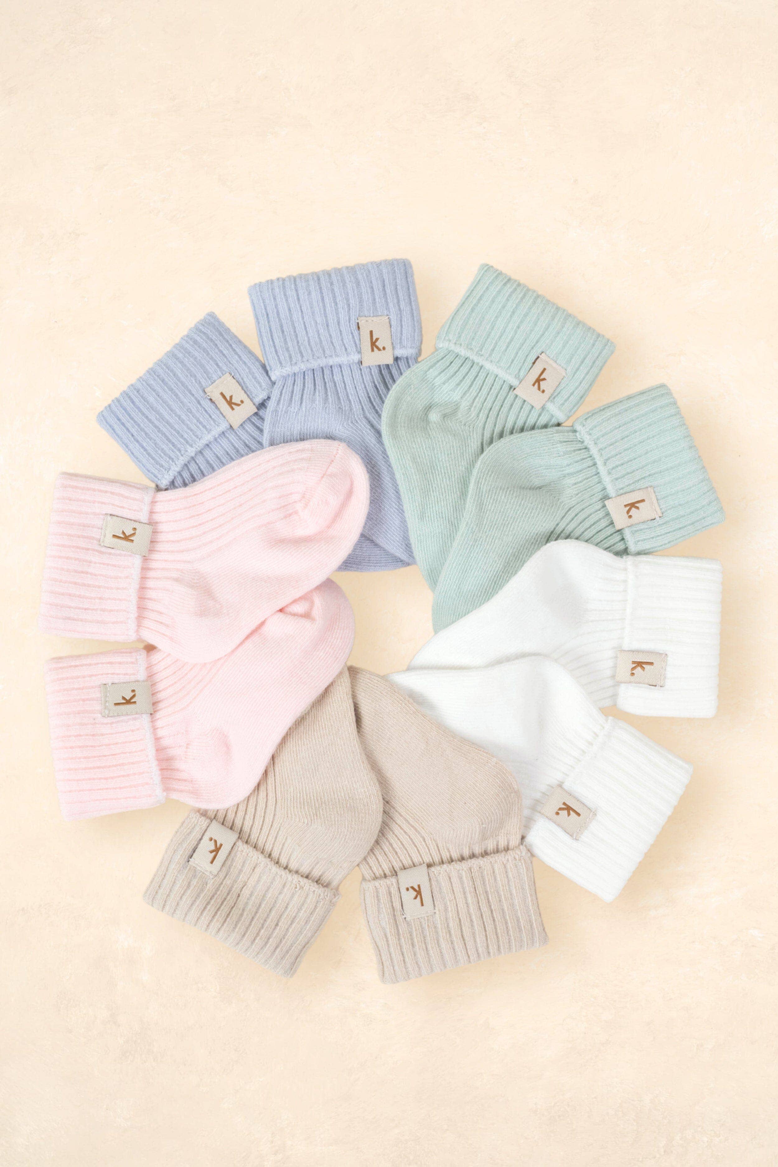 Kiin Baby Cotton Ribbed Baby Socks