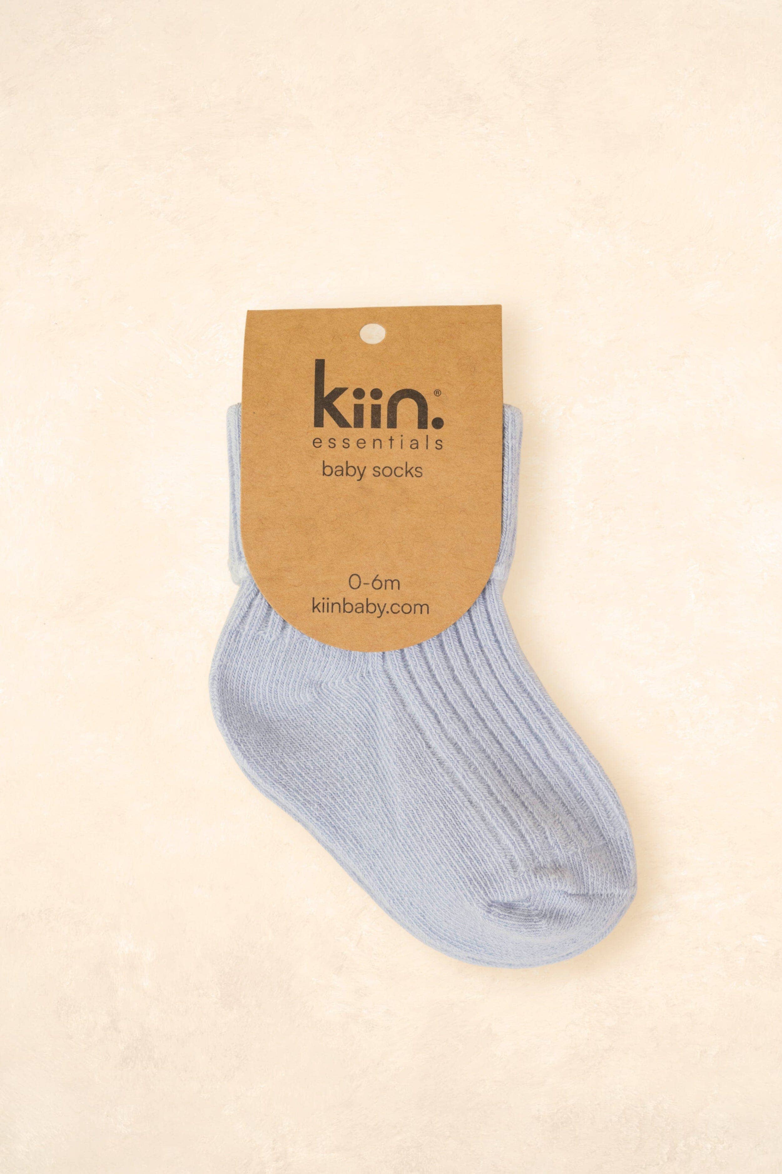 Kiin Baby Cotton Ribbed Baby Socks