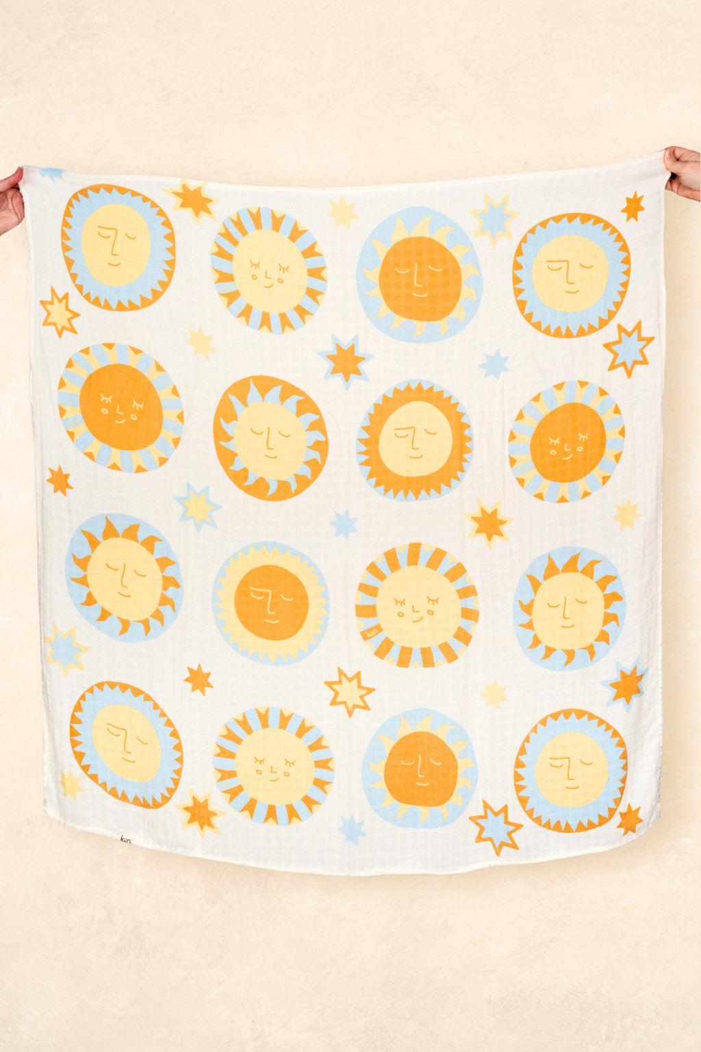Kiin Baby Organic Muslin Swaddle - Sunny Day (Limited Edition)