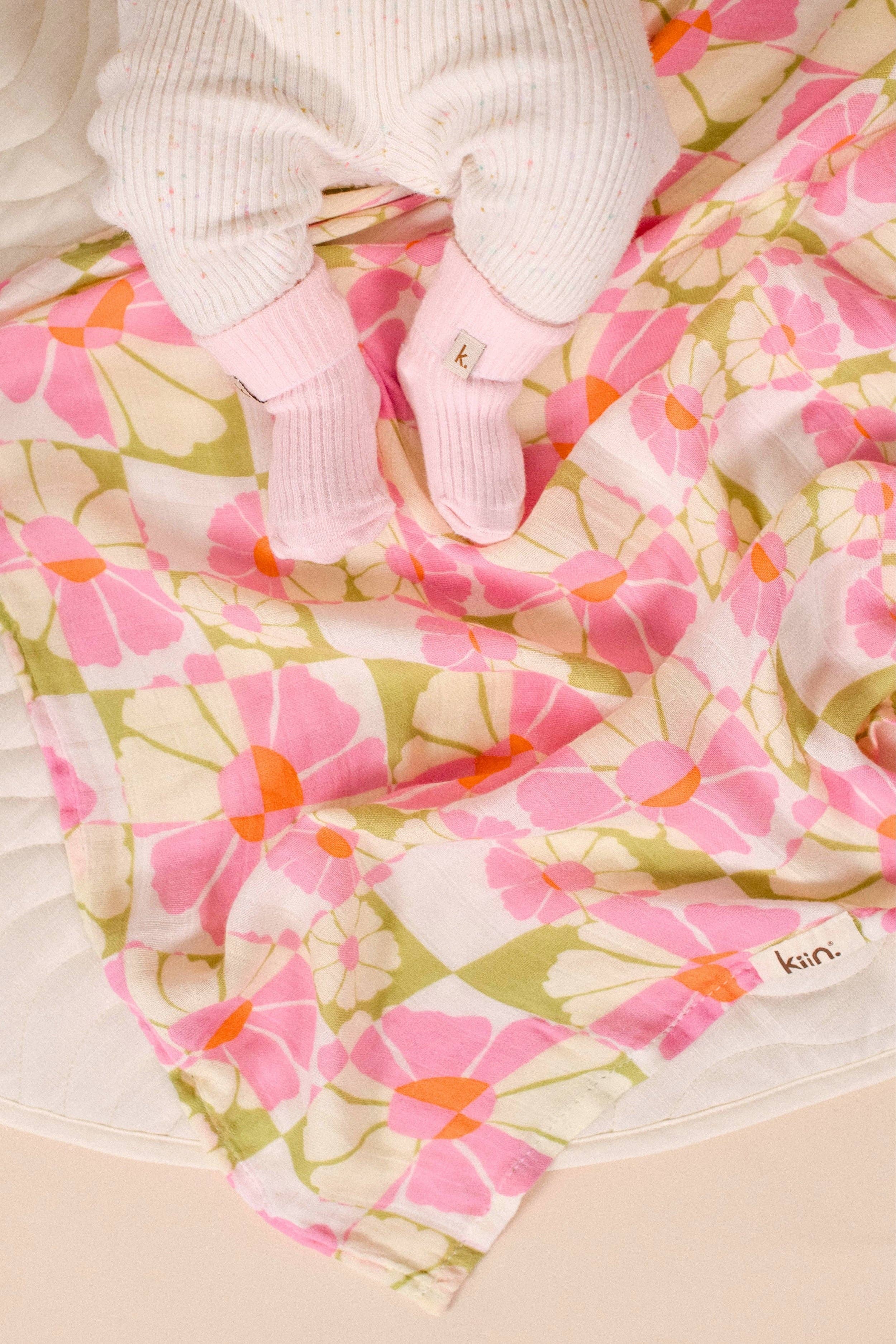 Kiin Baby Organic Muslin Swaddle - Whimsy (Limited Edition)