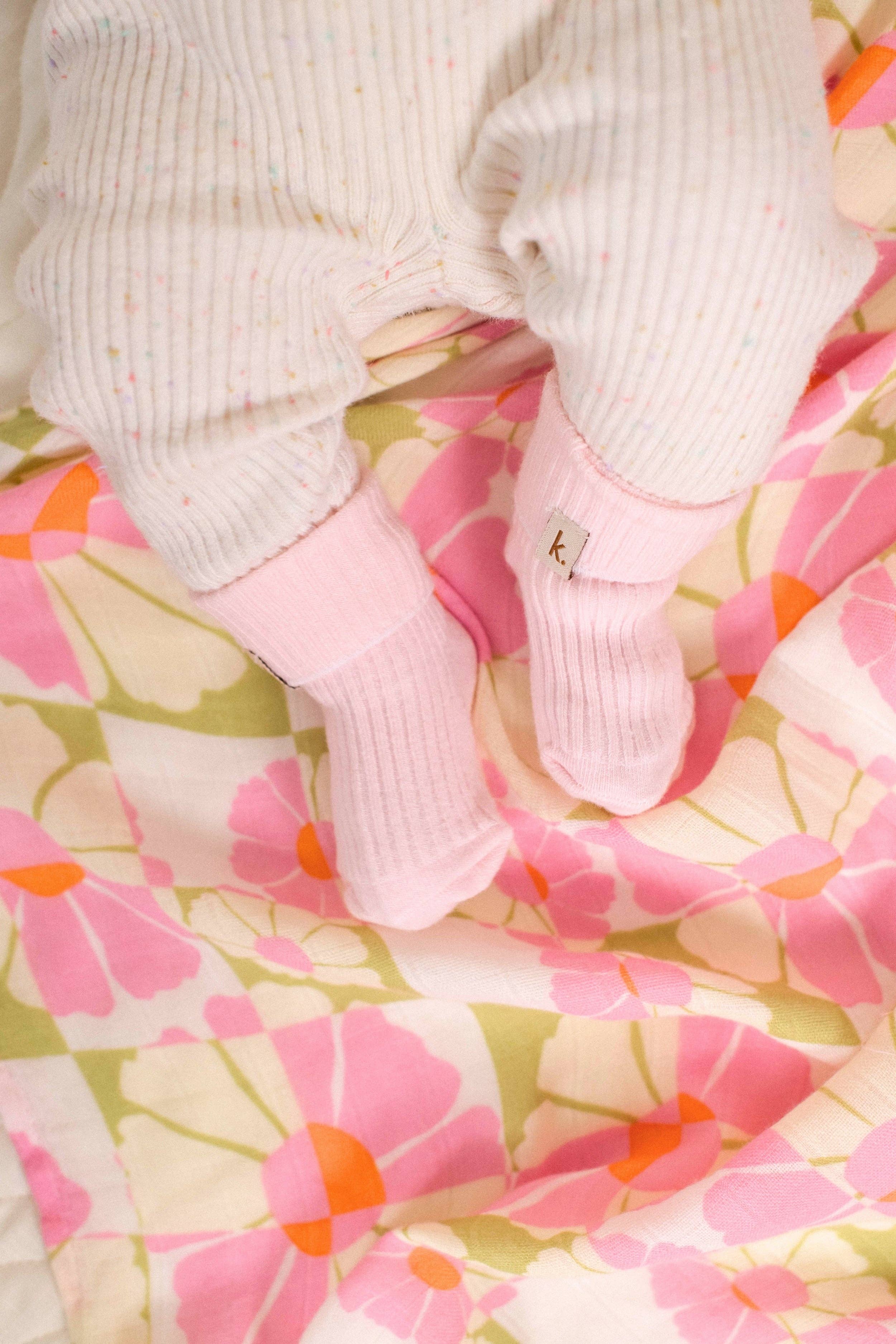 Kiin Baby Cotton Ribbed Baby Socks